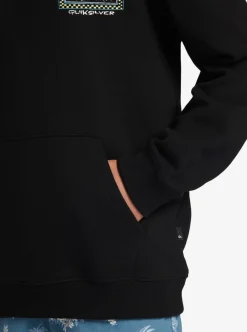 Hot Quiksilver Boy'S 8-16 Perfect Peaking Stingrayhoody Pullover Sweatshirt Black
