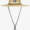 Online Quiksilver Boy'S 8-16 Pierside Straw Lifeguard Hat Natural