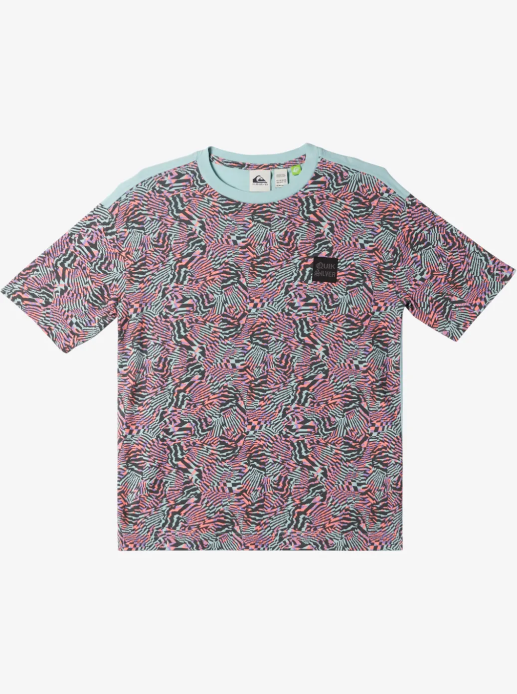 Fashion Quiksilver Boy'S 8-16 Radical All-Over T-Shirt Purple Rose Radical Times 233