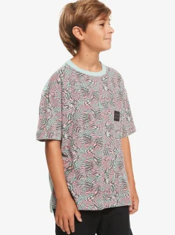 Fashion Quiksilver Boy'S 8-16 Radical All-Over T-Shirt Purple Rose Radical Times 233