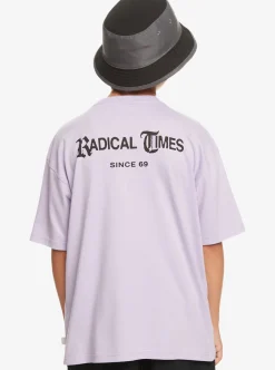 Cheap Quiksilver Boy'S 8-16 Radical Times T-Shirt Purple Rose