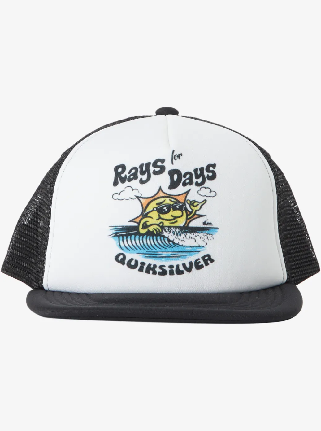 Clearance Quiksilver Boy'S 8-16 Rat Pack Trucker Hat White