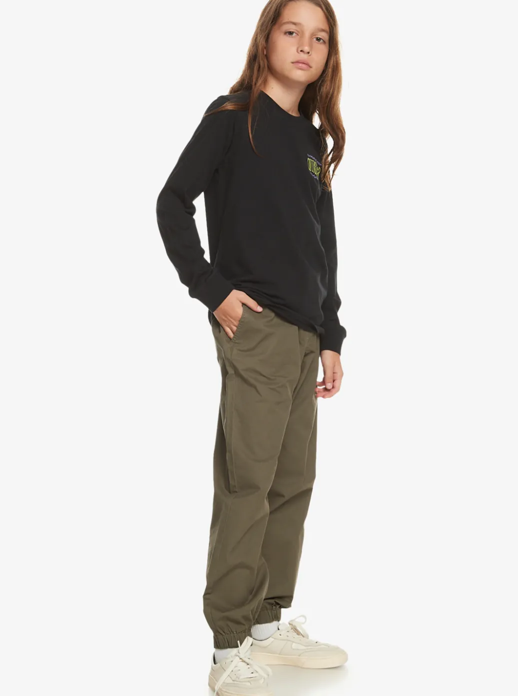 Hot Quiksilver Boy'S 8-16 Taxer Beach Cruiser Pants Thyme