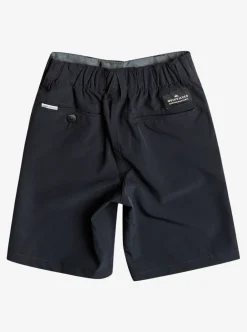 Outlet Quiksilver Boy'S 2-7 Union Amphibian 14" Hybrid Shorts Black