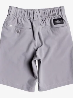 Sale Quiksilver Boy'S 2-7 Union Amphibian 14" Hybrid Shorts Sleet