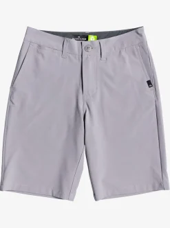 Cheap Quiksilver Boy'S 8-16 Union Amphibian 19" Hybrid Shorts Sleet