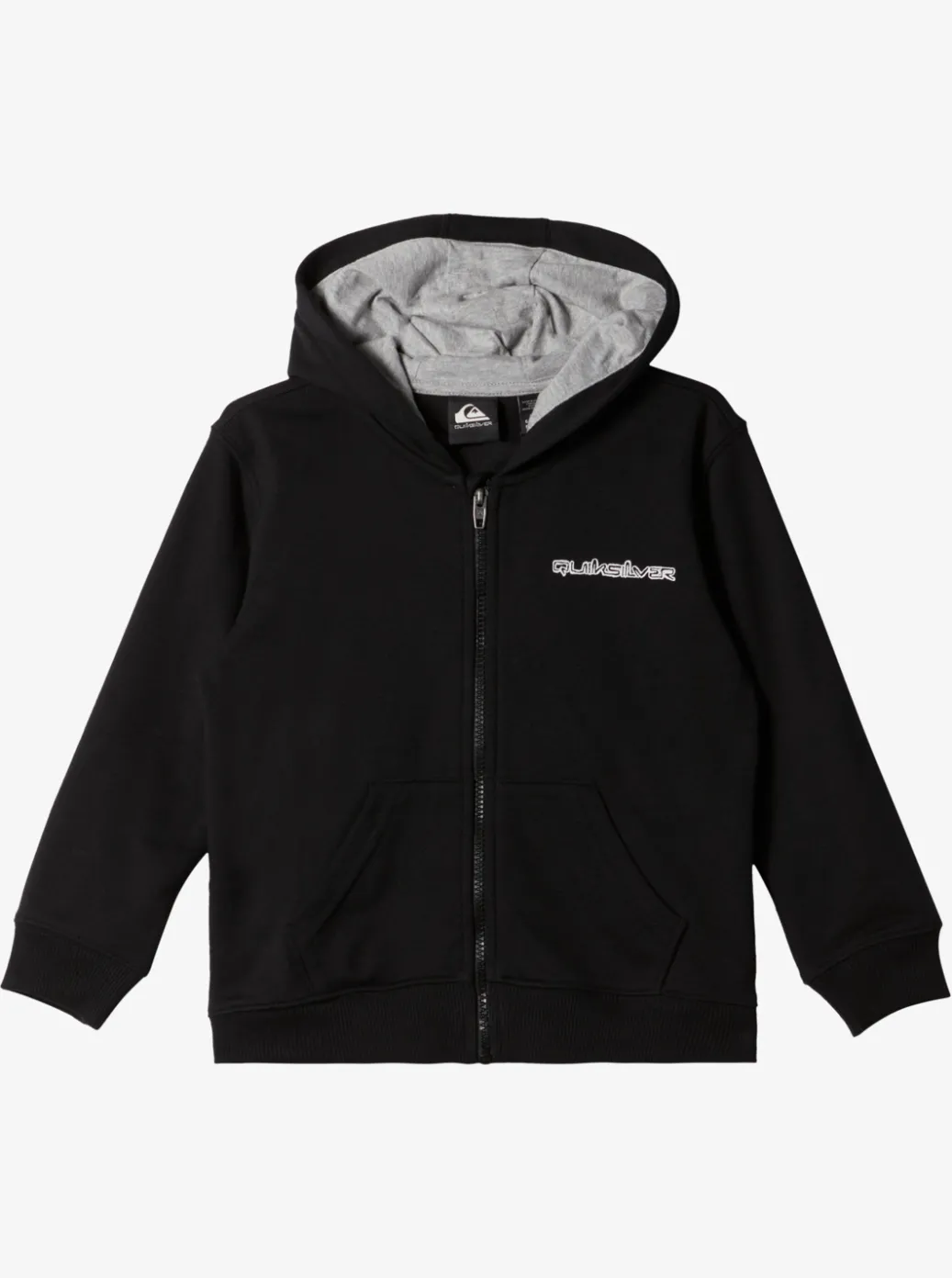 Store Quiksilver Boy'S 2-7 Vintage Rising Lines Zip-Up Hoodie Black