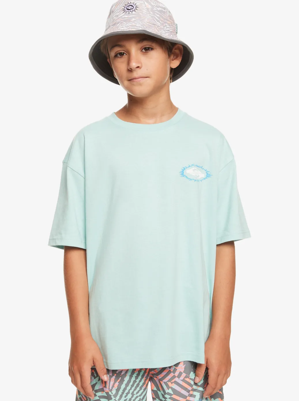 Best Quiksilver Boy'S 8-16 Visions T-Shirt Pastel Turquoise