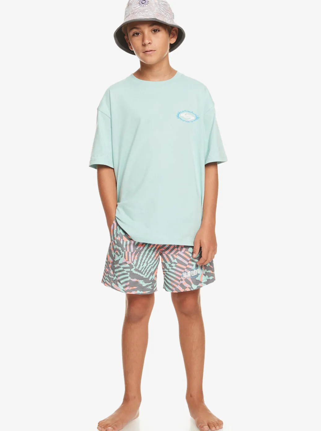 Best Quiksilver Boy'S 8-16 Visions T-Shirt Pastel Turquoise
