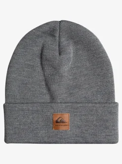 Flash Sale Quiksilver Brigade Fold-Over Beanie Heather Grey
