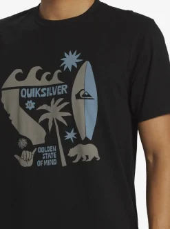 Online Quiksilver Ca Funshine T-Shirt Black