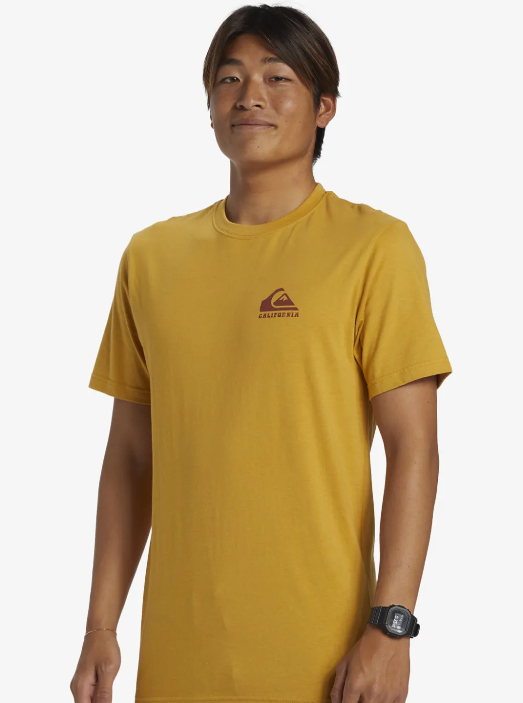 Best Sale Quiksilver Ca Point Breaks T-Shirt Mustard