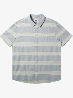 Hot Quiksilver Cali Sunrise Short Sleeve Shirt Bering Sea Cali