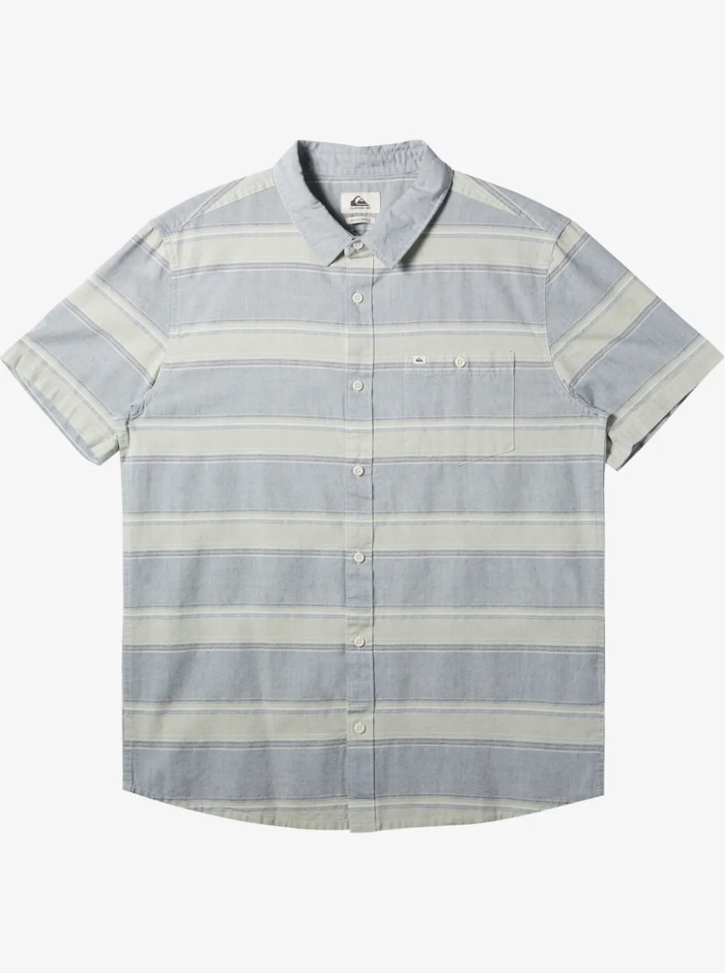 Hot Quiksilver Cali Sunrise Short Sleeve Shirt Bering Sea Cali