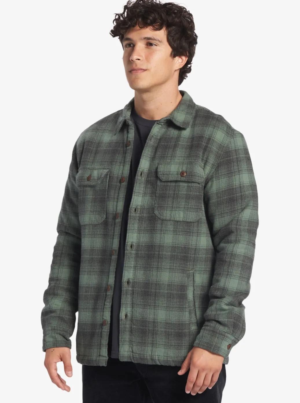 Clearance Quiksilver Camus Overshirt Laurel Wreath Camus