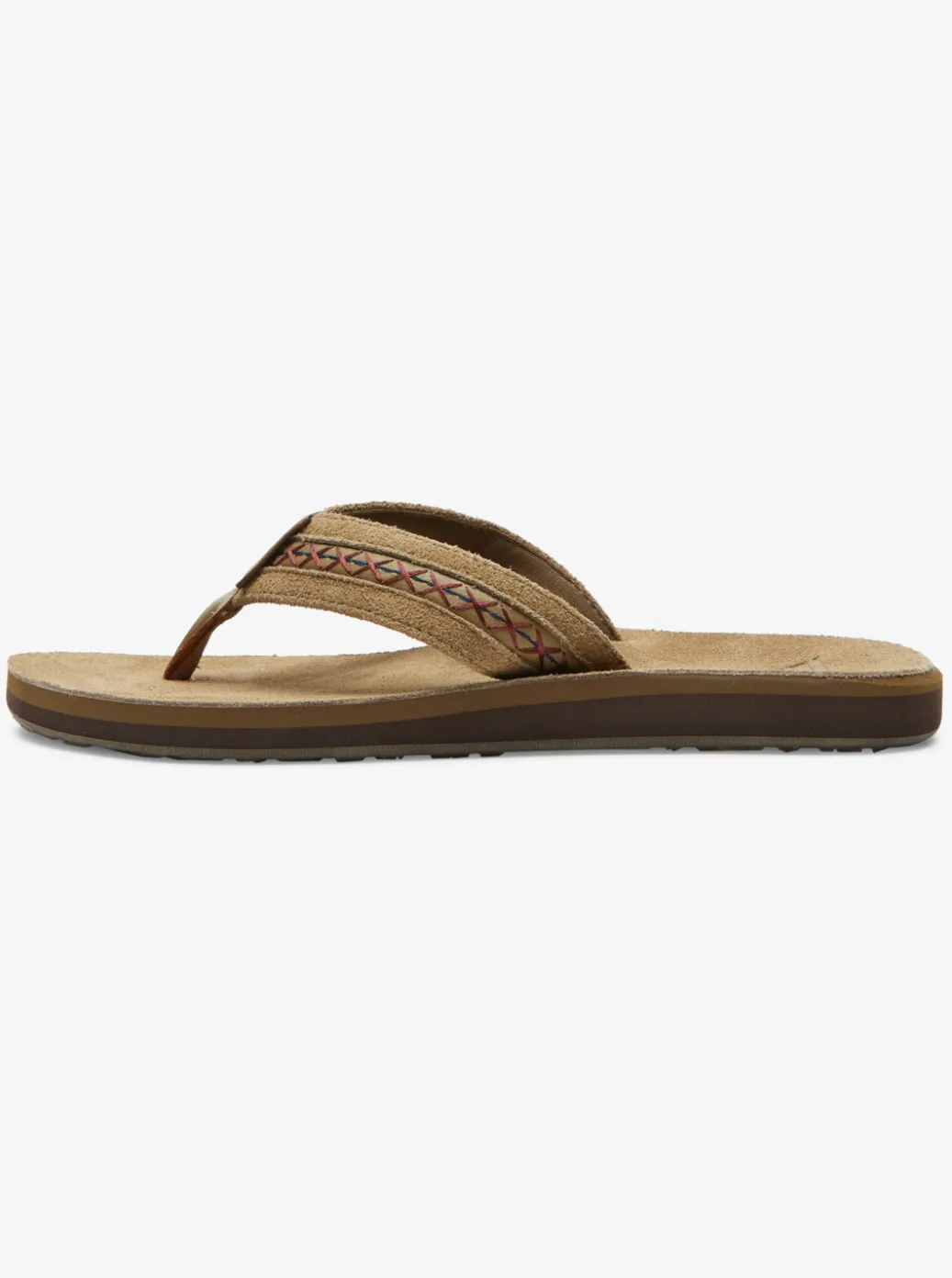 Discount Quiksilver Carver Leather Ii Basic Sandal Strap Tan 1