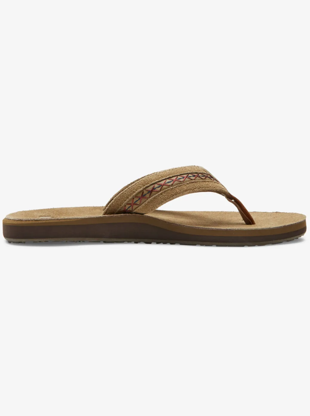 Discount Quiksilver Carver Leather Ii Basic Sandal Strap Tan 1