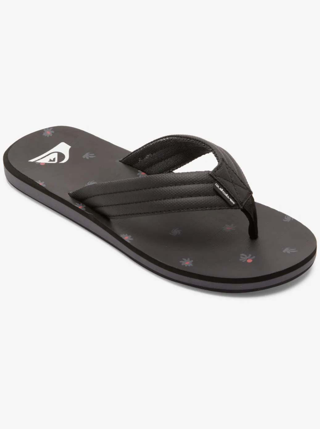 Best Sale Quiksilver Carver Print Sandals Black 4