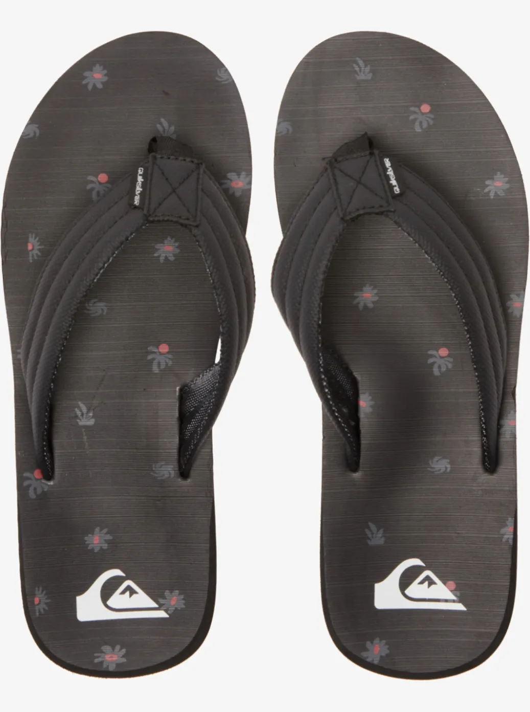 Best Sale Quiksilver Carver Print Sandals Black 4