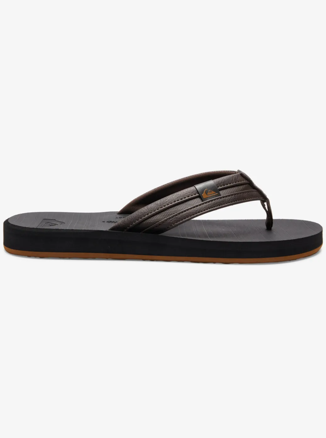 New Quiksilver Carver Squish Sandals Brown/Black/Brown