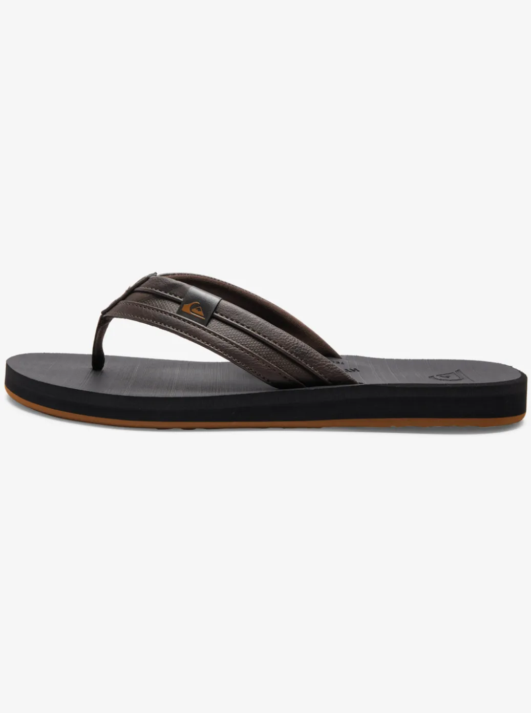 New Quiksilver Carver Squish Sandals Brown/Black/Brown