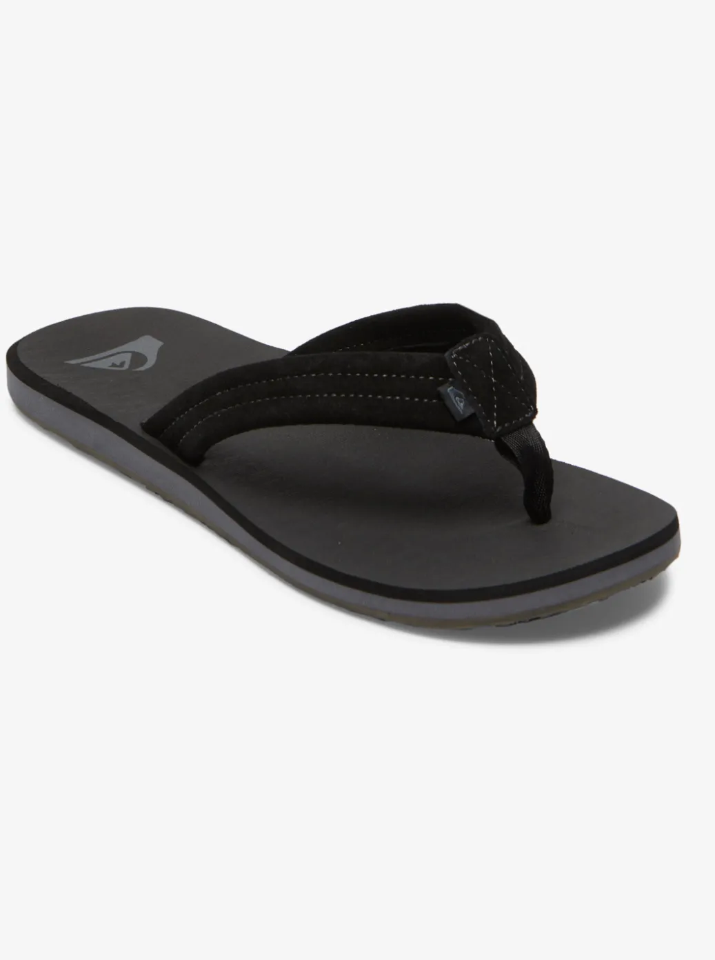 Discount Quiksilver Carver Suede Core Sandals Black 1