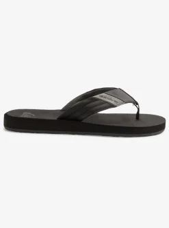Outlet Quiksilver Carver Tropics Sandals Black/Black/Grey