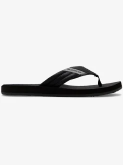 Outlet Quiksilver Carver Tropics Sandals Black/Black/Grey