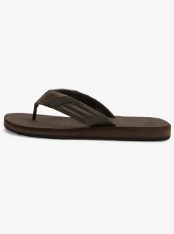 Outlet Quiksilver Carver Tropics Sandals Brown/Brown/Black