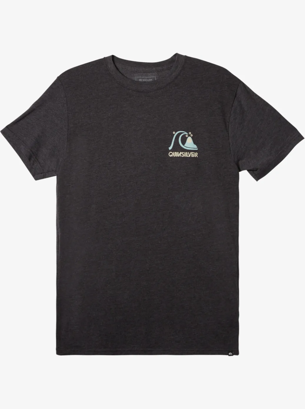Clearance Quiksilver Circle Back T-Shirt Charcoal Heather