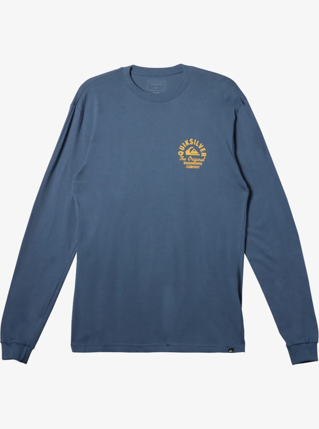 Sale Quiksilver Circled Script Long Sleeve T-Shirt Bering Sea
