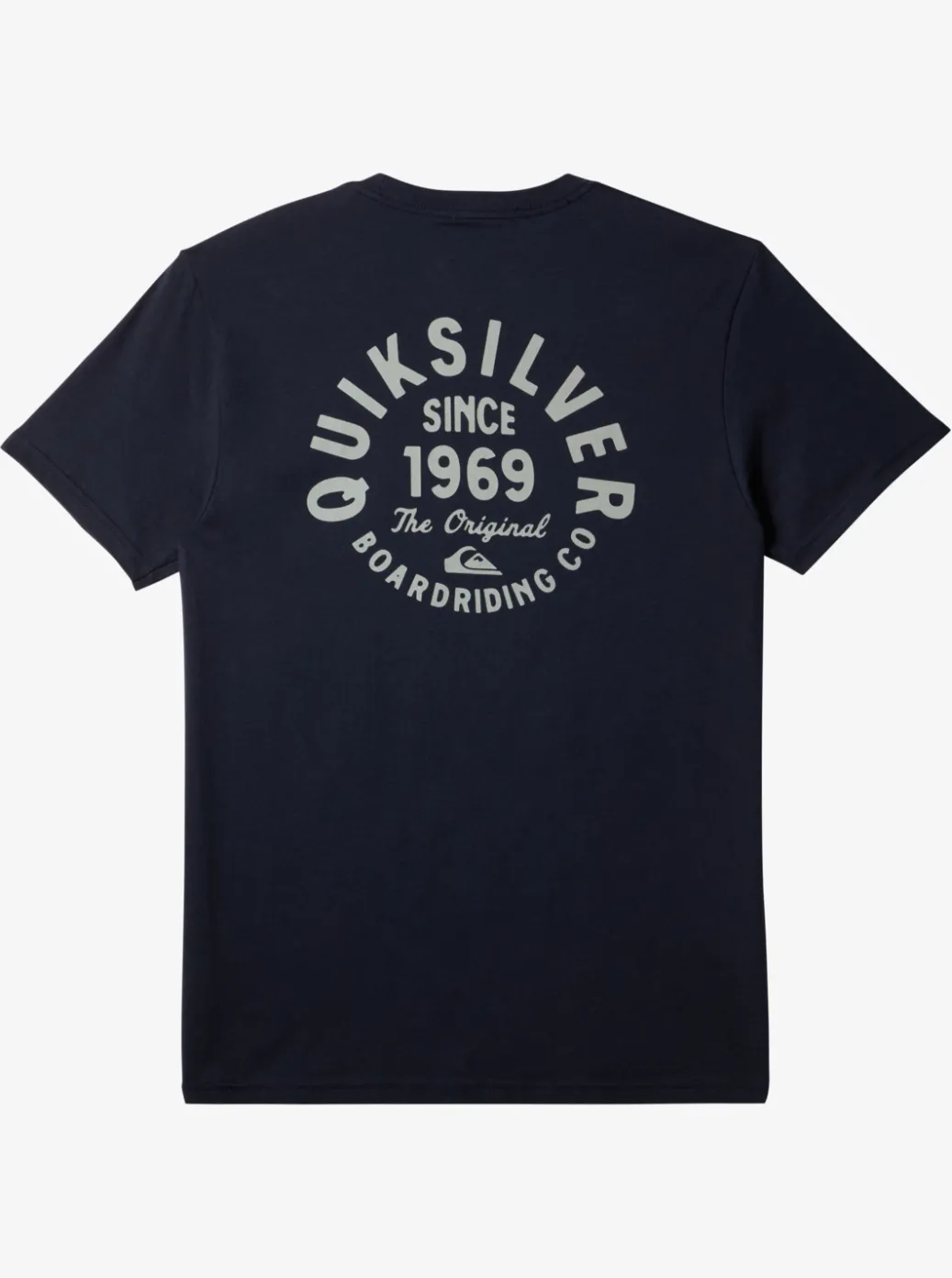Store Quiksilver Circled Script T-Shirt Navy Blazer