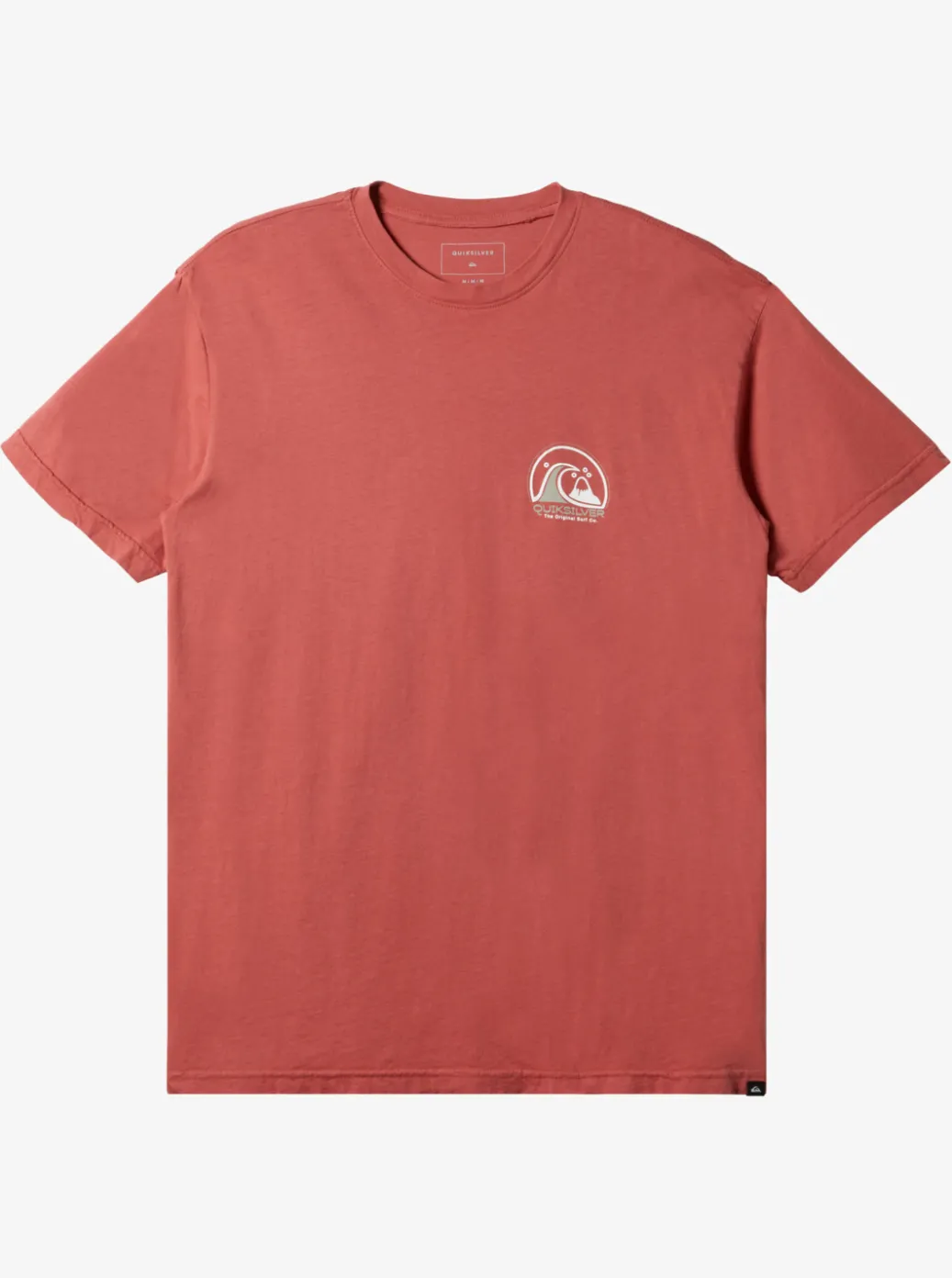 Fashion Quiksilver Clean Circle T-Shirt Mineral Red