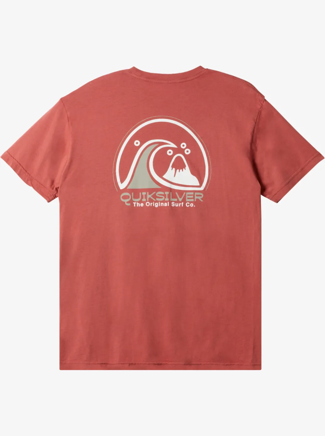Fashion Quiksilver Clean Circle T-Shirt Mineral Red
