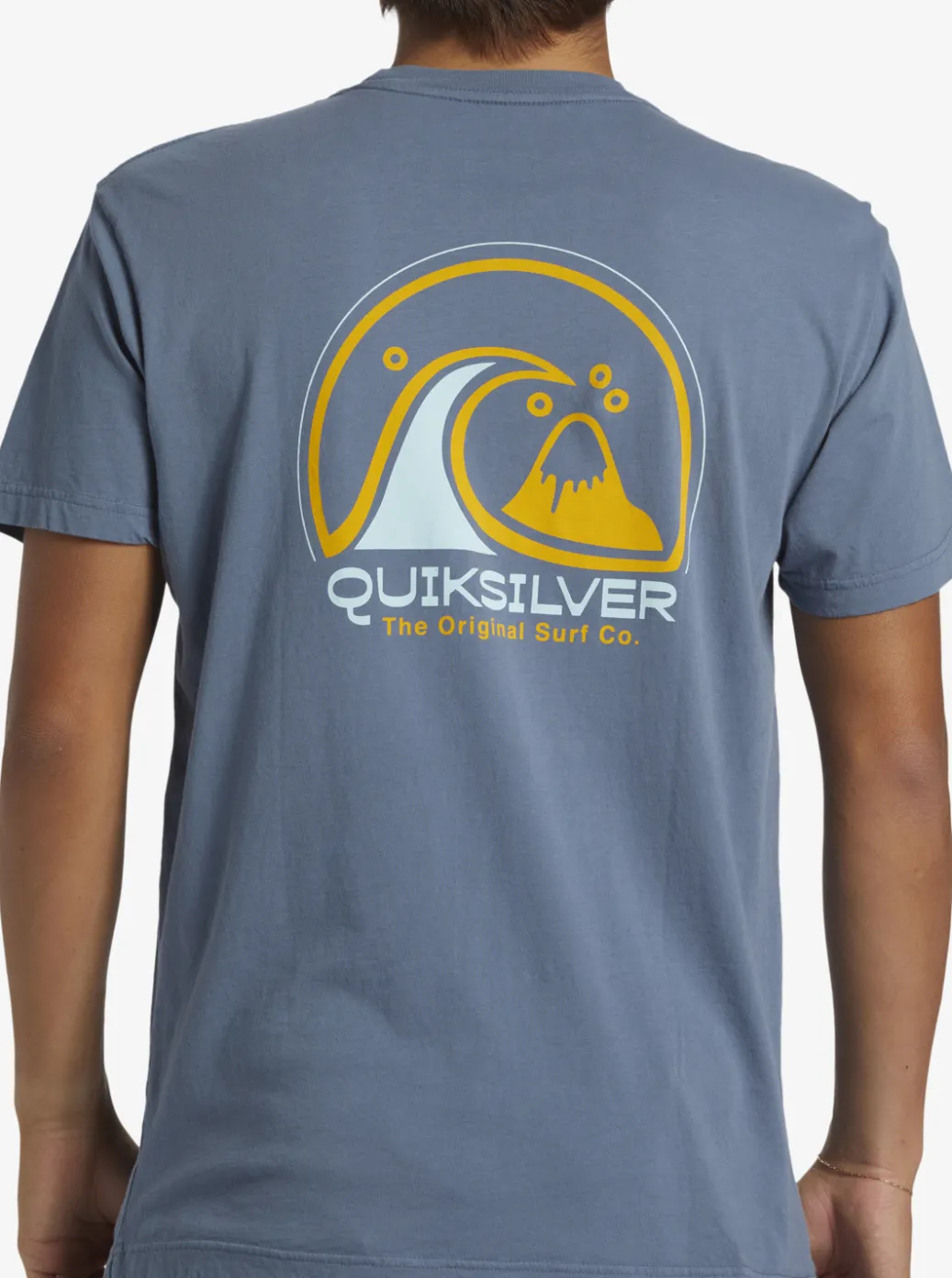 Fashion Quiksilver Clean Circle T-Shirt Bering Sea
