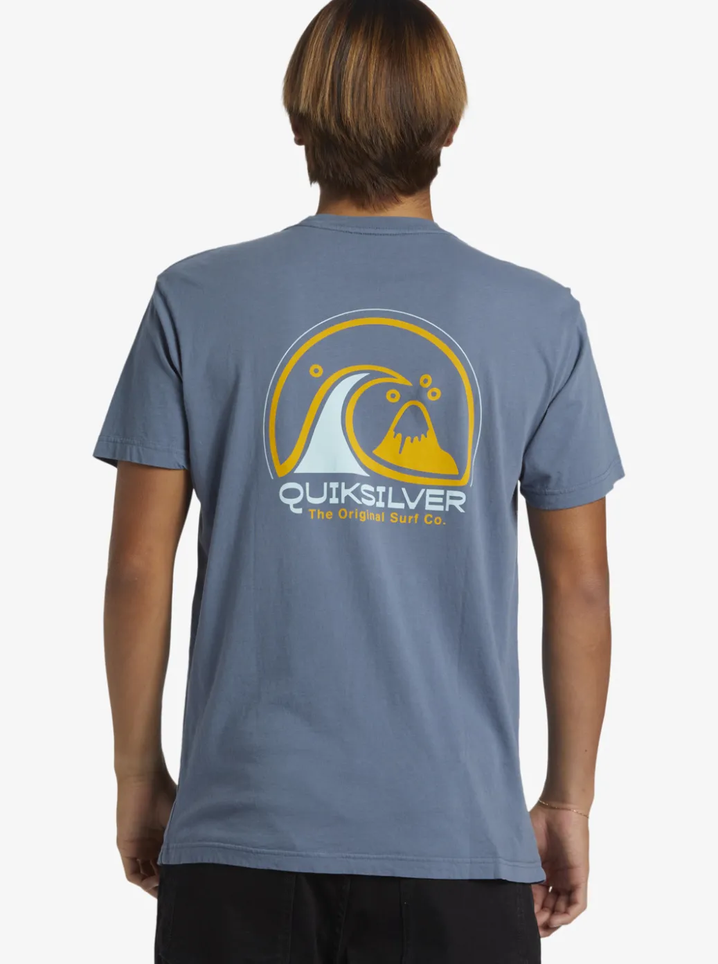 Fashion Quiksilver Clean Circle T-Shirt Bering Sea