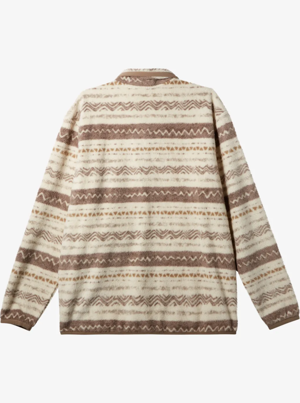 New Quiksilver Clean Coasts Zip-Up Fleece Birch Playa Mesa