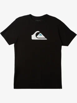 Best Quiksilver Comp Logo T-Shirt Black