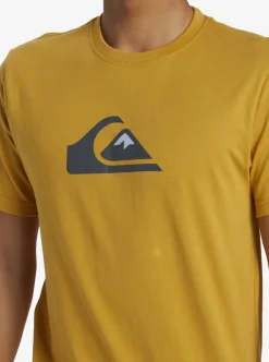 Best Quiksilver Comp Logo T-Shirt Mustard