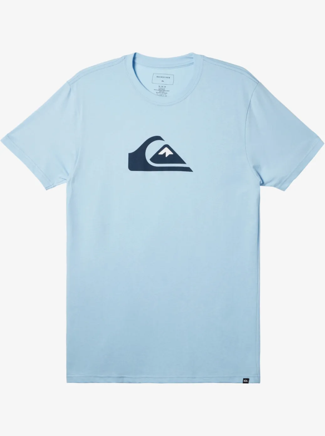 Sale Quiksilver Comp Logo T-Shirt Clear Sky