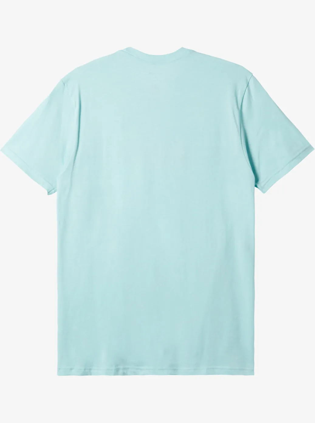 Cheap Quiksilver Comp Logo T-Shirt Pastel Turquoise