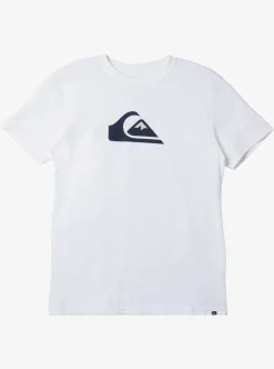 Cheap Quiksilver Comp Logo T-Shirt White