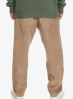 Cheap Quiksilver Cord Beach Cruiser Corduroy Pants Fossil