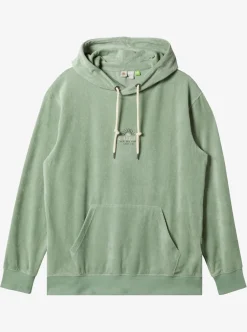 Fashion Quiksilver Cord Hoodie Iceberg Green