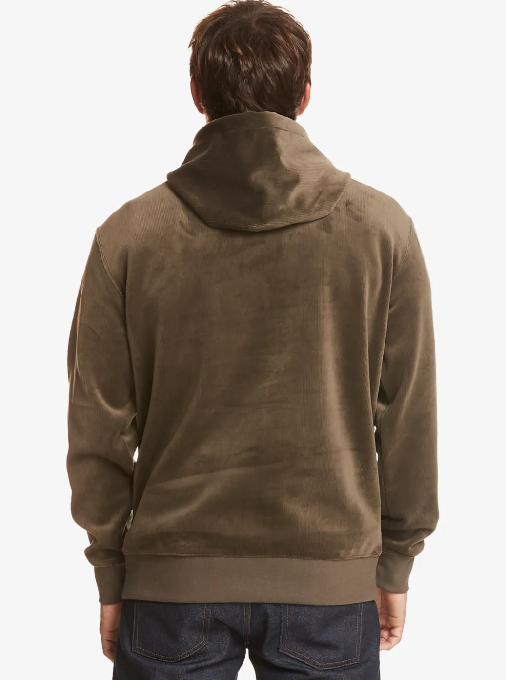 Cheap Quiksilver Cord Hoodie Major Brown