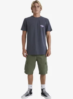 Sale Quiksilver Crucial Battle Cargo Shorts For Men Four Leaf Clover
