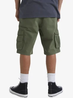 Sale Quiksilver Crucial Battle Cargo Shorts For Men Four Leaf Clover