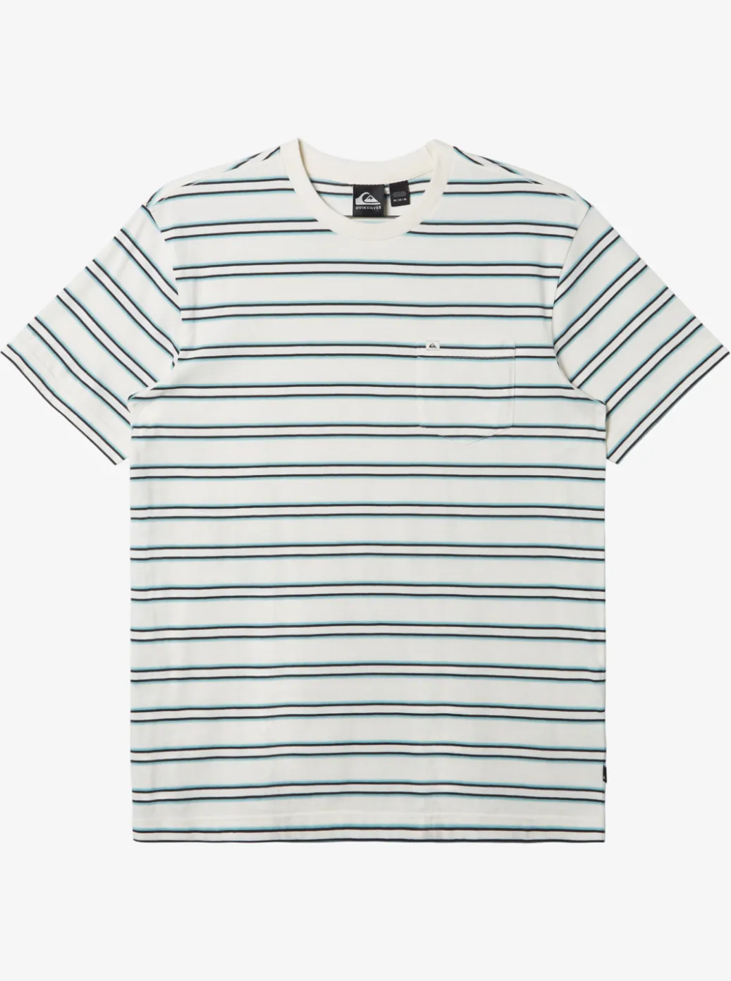 Store Quiksilver Cruiser Pocket Tee Knit Snow White Cruiser Pkt Tee