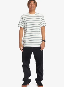 Store Quiksilver Cruiser Pocket Tee Knit Snow White Cruiser Pkt Tee