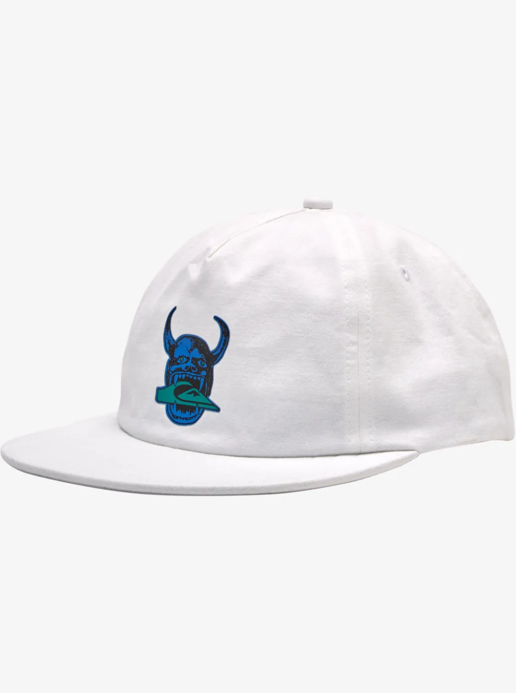 Fashion Quiksilver Diablo Of Fortune Snapback Hat White
